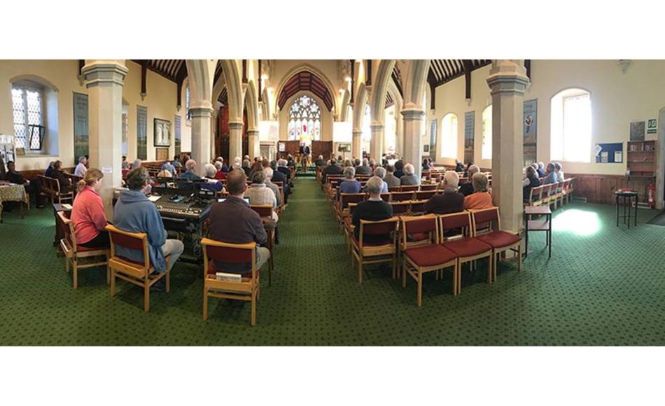 Members of the congregation