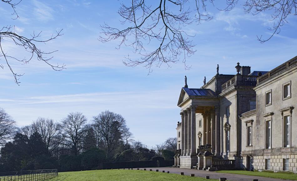 The exterior of the house at Stourhead, Wiltshire ©National Trust Images Dennis Gilbert