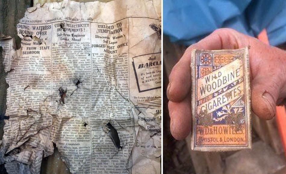 Newspaper cutting dated 1948 & Woodbine cigarettes by W. D & H. O. Wiles