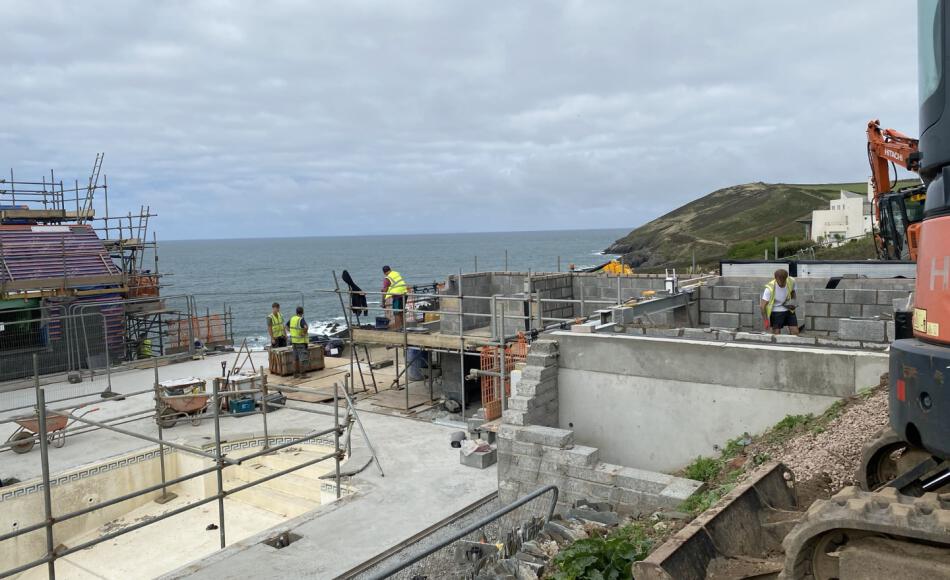 The exposed location with stunning sea views