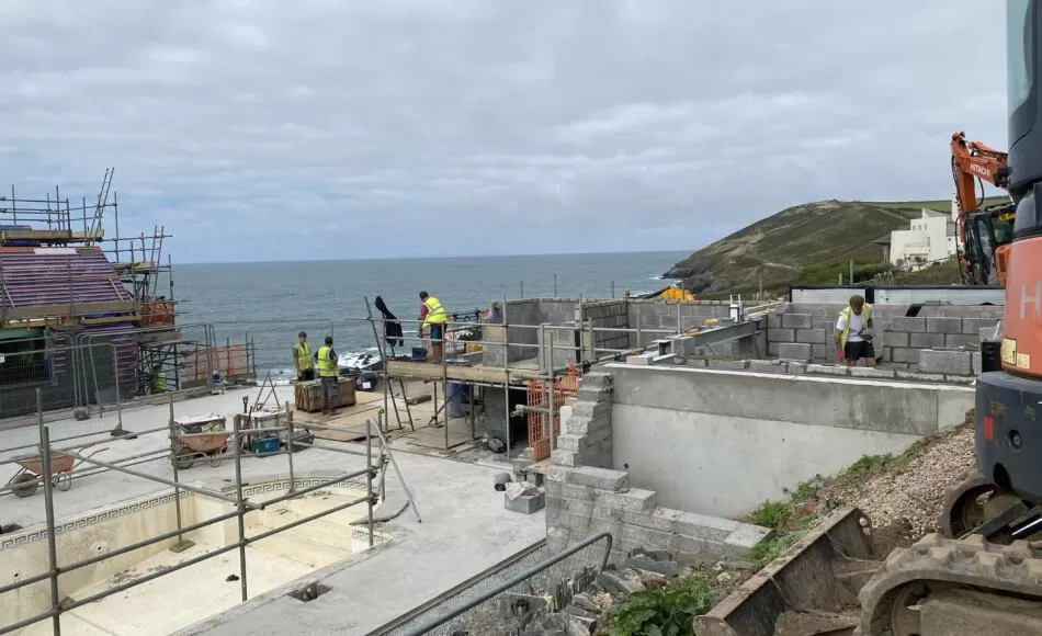 The exposed location with stunning sea views