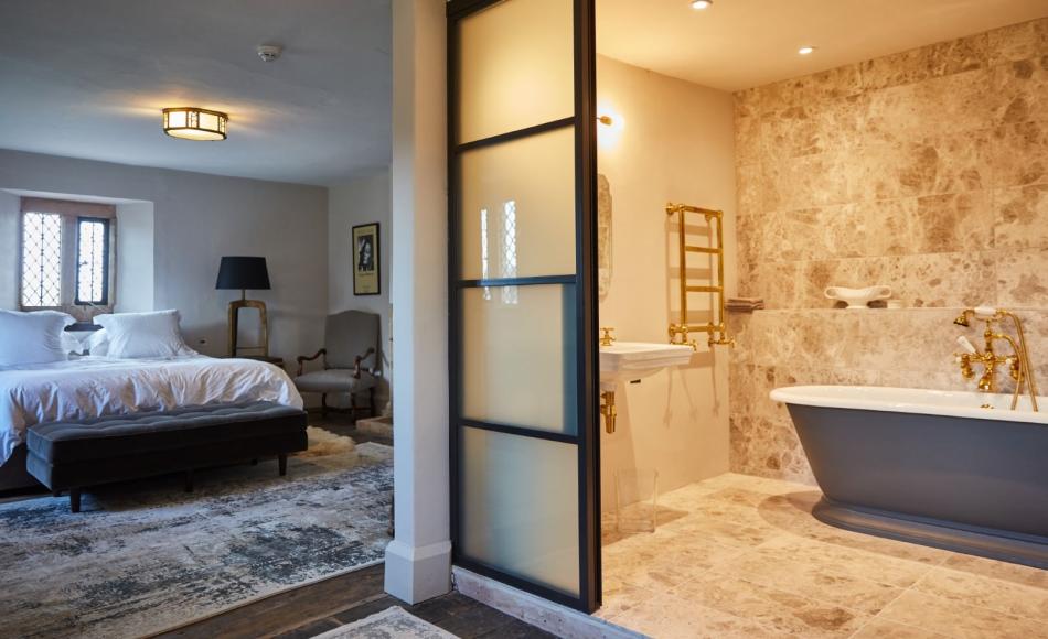 A modern ensuite in one of the bedrooms