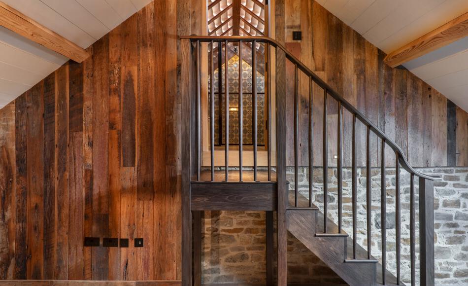 The completed barn at Woolsery