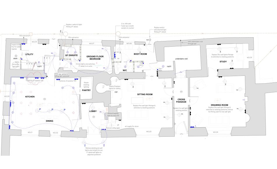 Internal changes to the layout to improve the flow while respecting the history of the house
