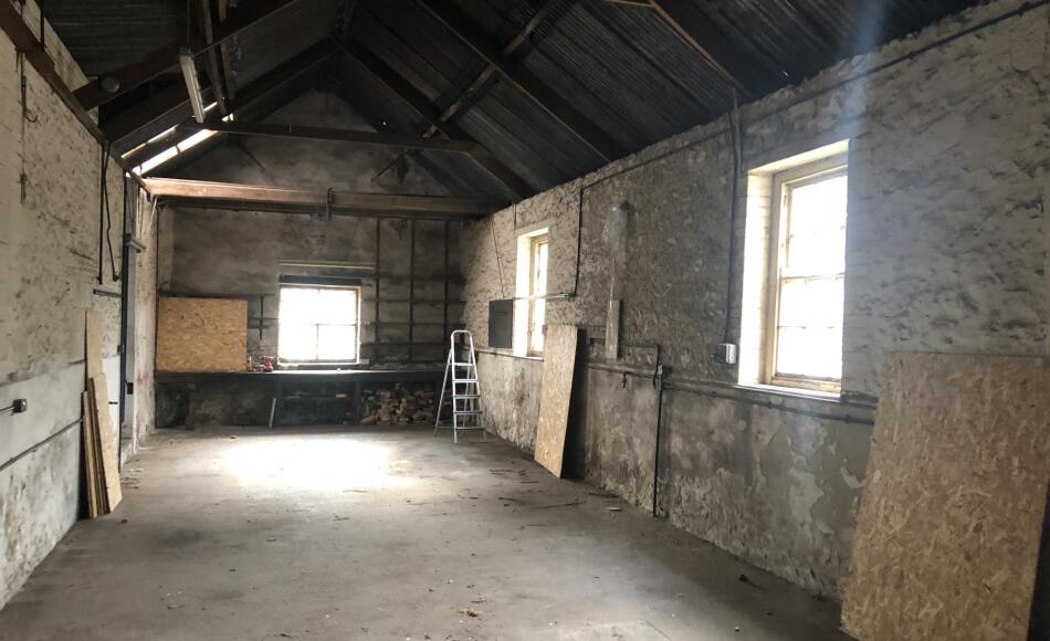 The client wanted to keep the sense of space with the conversion