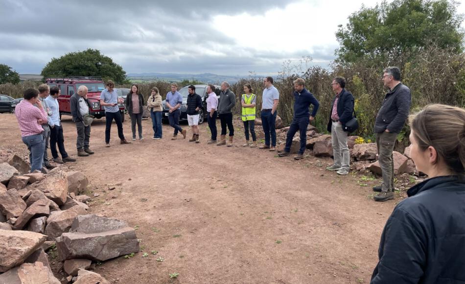 A talk from geologist Dr Kevin Page explained the conditions under which the unique lamprophyre stone was formed