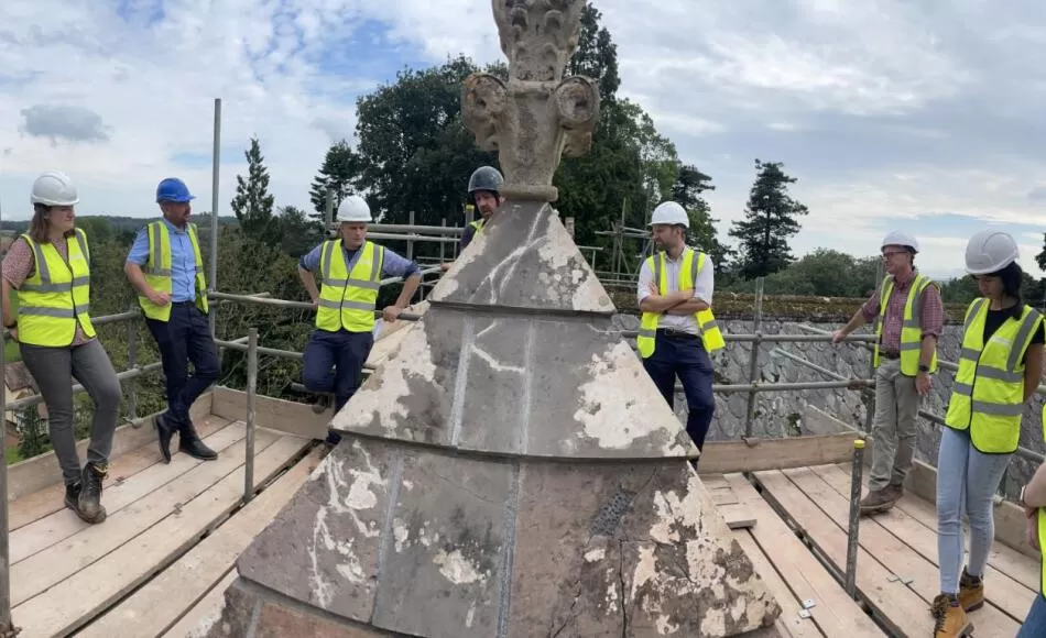 On site with some of the team