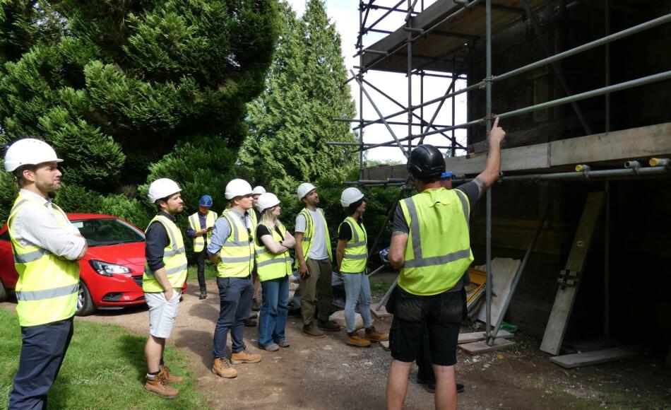Tour of the Chapel repairs