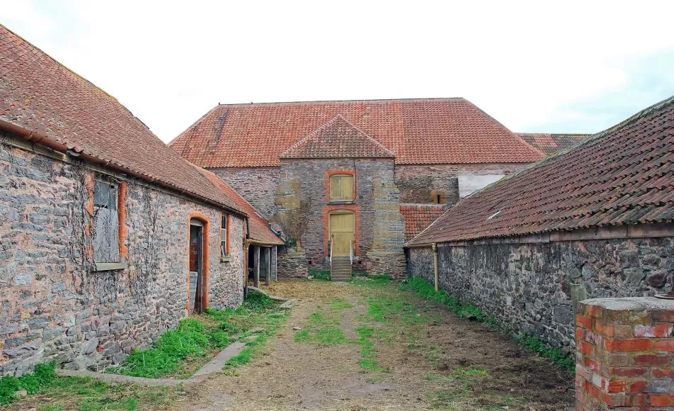 After award winning grant repairs - roof repairs and re-roofing of large Somerset Tithe barn.