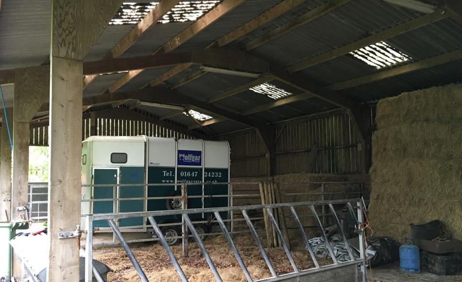 Interior prior to works commencing.