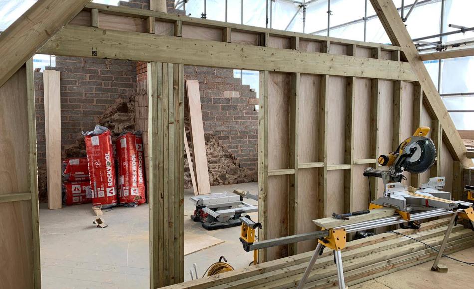 Despite an interruption to the material supply chain, work was able to continue