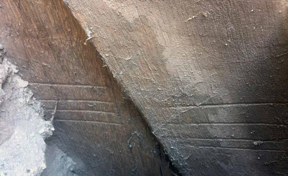 Carpenter's identification marks on timbers