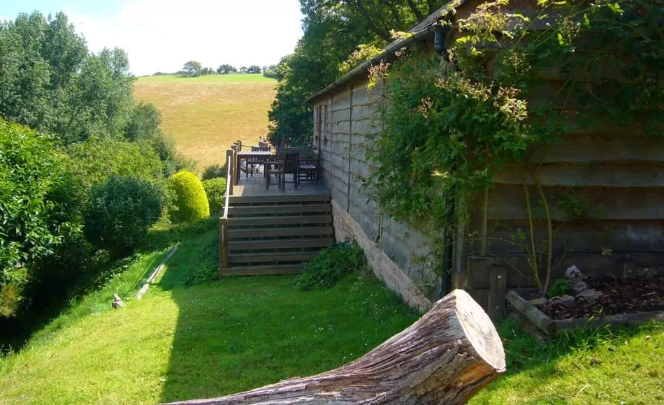 External view before decking increased and new glazing installed.