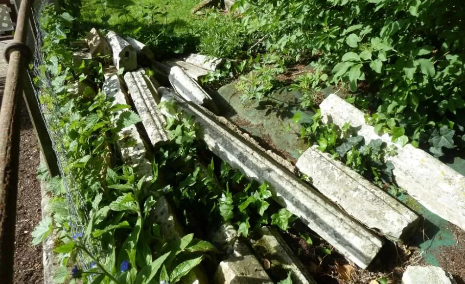 Uncovering stock piled features lost to nature