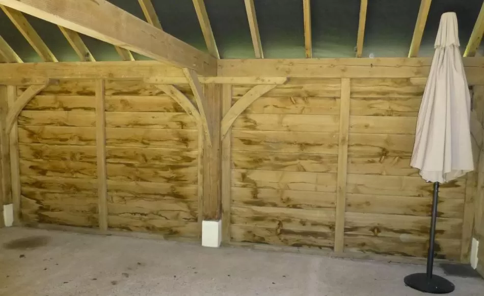 Simple interior prior to works to insert domestic features.