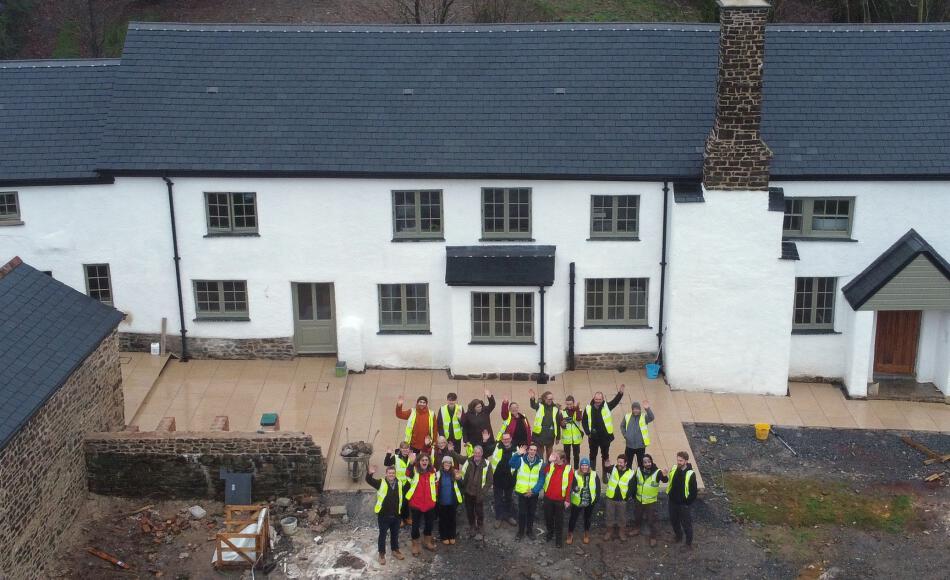The JRA team on site in Devon