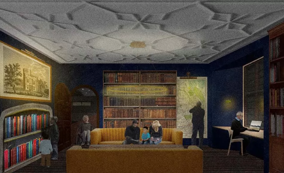 A contemporary take on a medieval map room by Andy Hedger