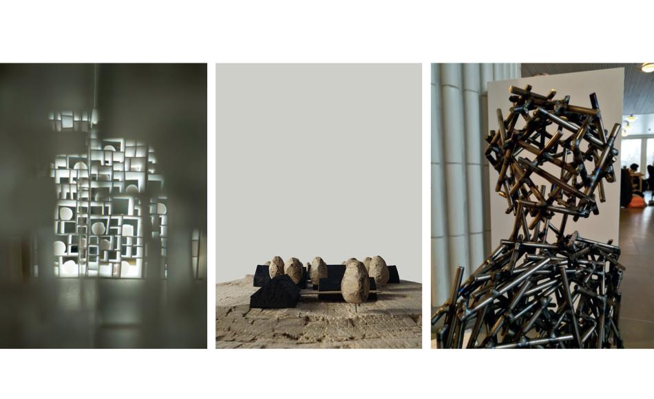 Display Stand, Design and Construction School model and metal boy all by Twearly Peaster 