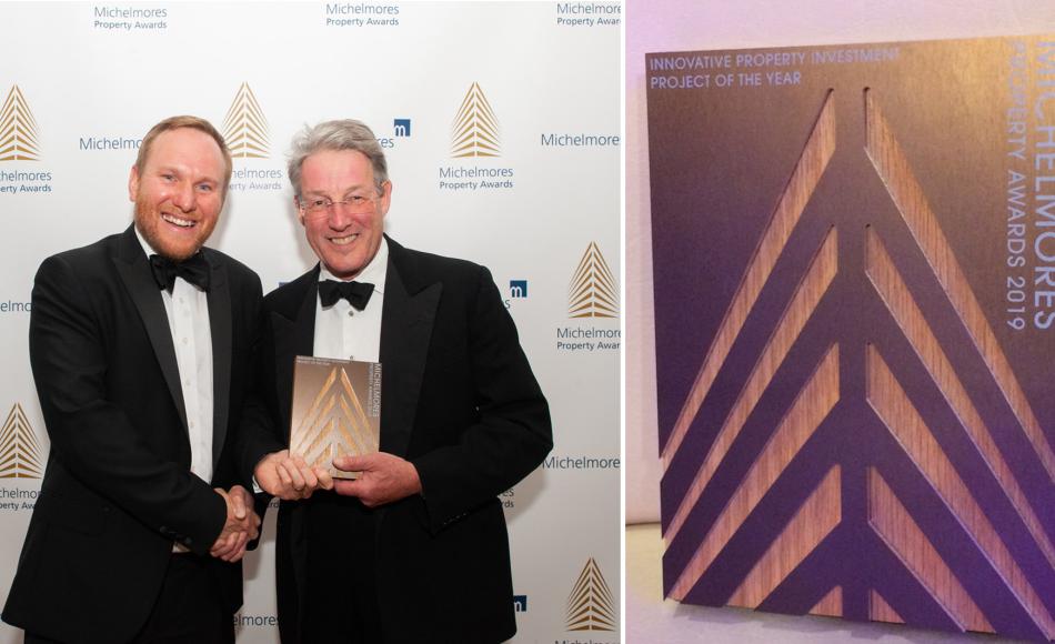 Jonathan Rhind at the Michelmores Awards