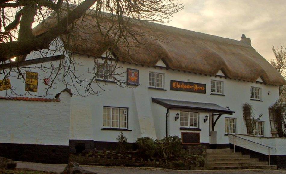Chichester Arms - repaired and rethatched 2005