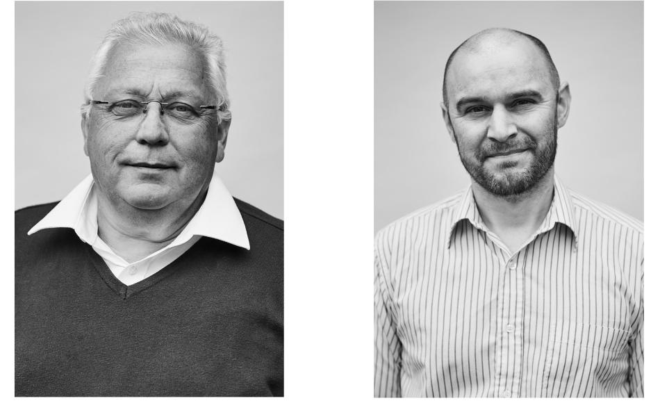 Julian Clayton (L) and Pete Thompson (R)