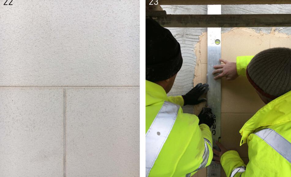 Lime mortar re-rendering of grade II listed Regency villa