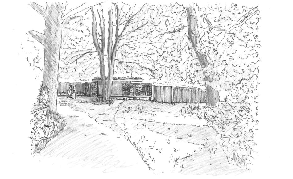 Sketch design of Leopard enclosure for Dartmoor Zoo