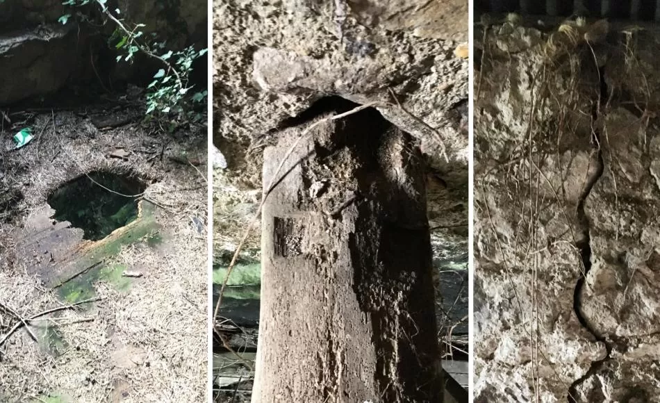 Before: water penetration causing timber decay and masonry fractures