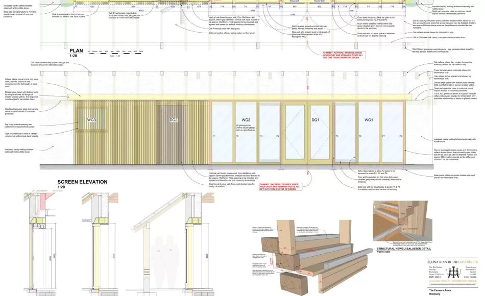 Jonny’s designs for the Farmers Arms reflect his interest in the juxtaposition between conservation architecture and contemporary design