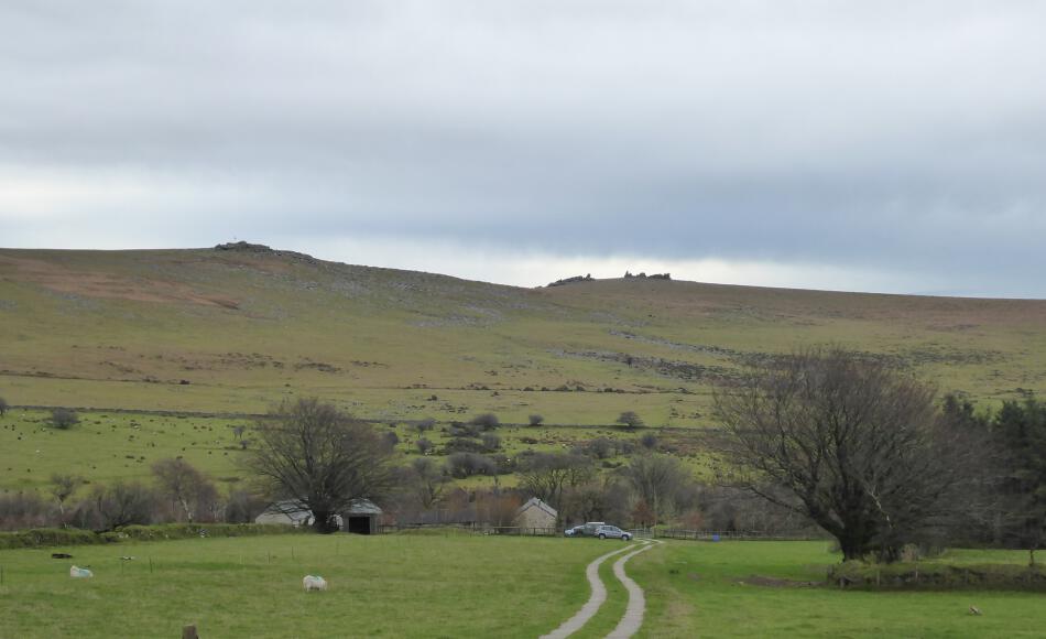Agricultural building in the beautiful Dartmoor landscape