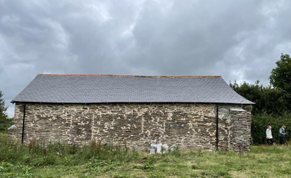 Roof repair and pointing to deeply eroded joints