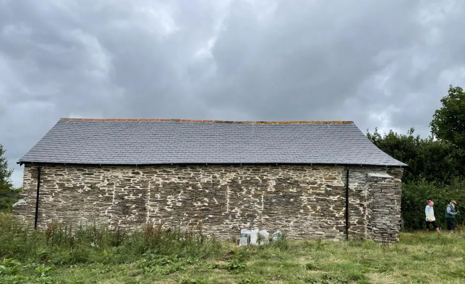 Roof repair and pointing to deeply eroded joints