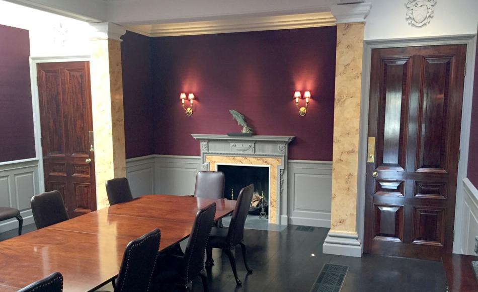 Dining room completed.