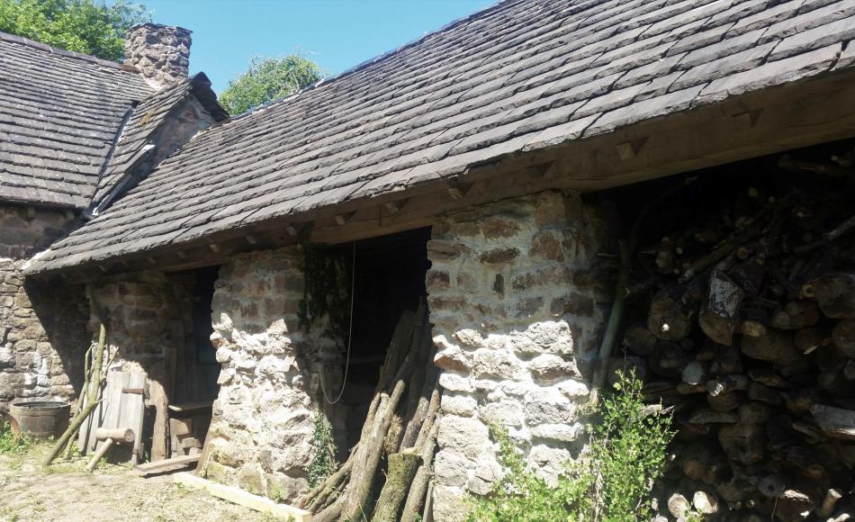 Barn off the agricultural end of the farmhouse
