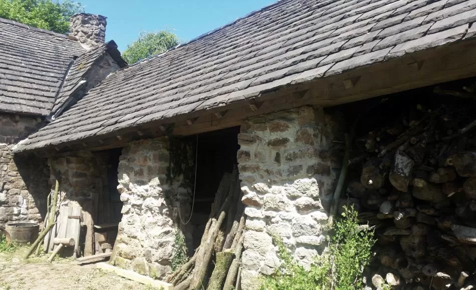 Barn off the agricultural end of the farmhouse