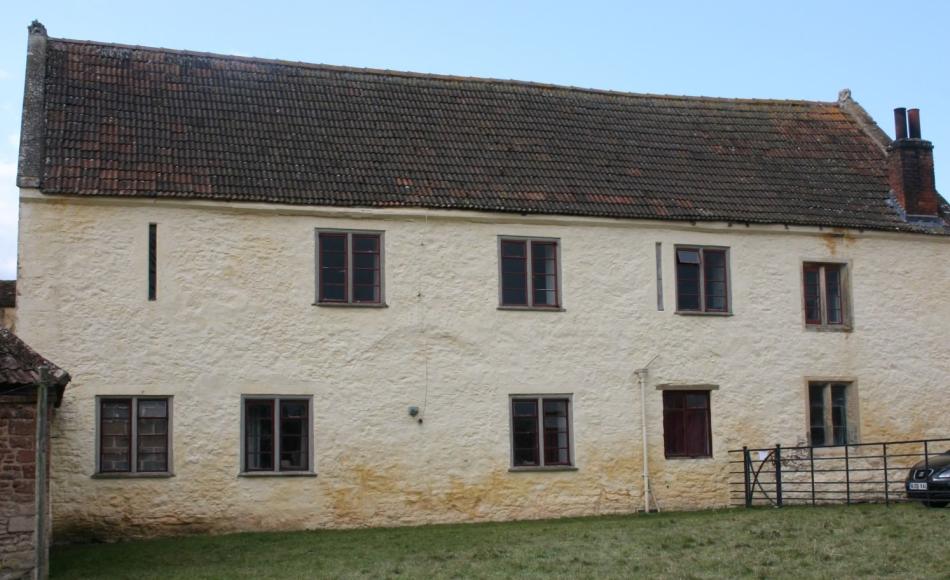Gurney Manor barn prior to conservation works to the roof