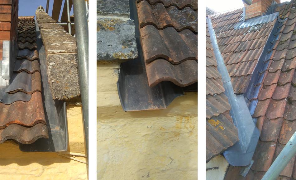 Updated leadwork, including hidden gutters to improve the drainage of rainwater