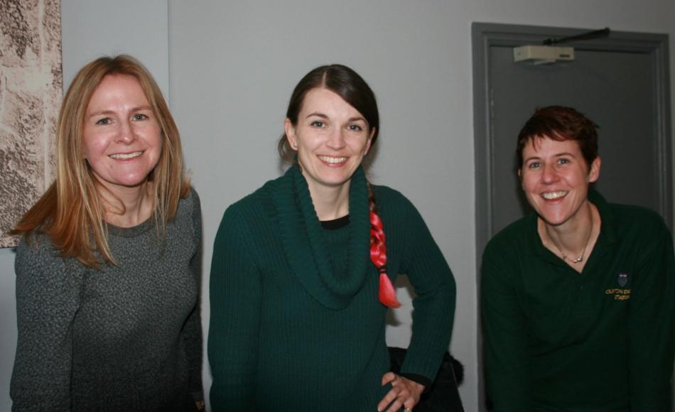 Bat box competition judges Alison Howell, Jo Ferguson and Kate Ponting