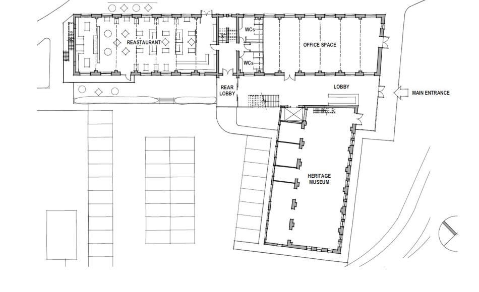 Petroc HNC design project for prominent listed Barnstaple building