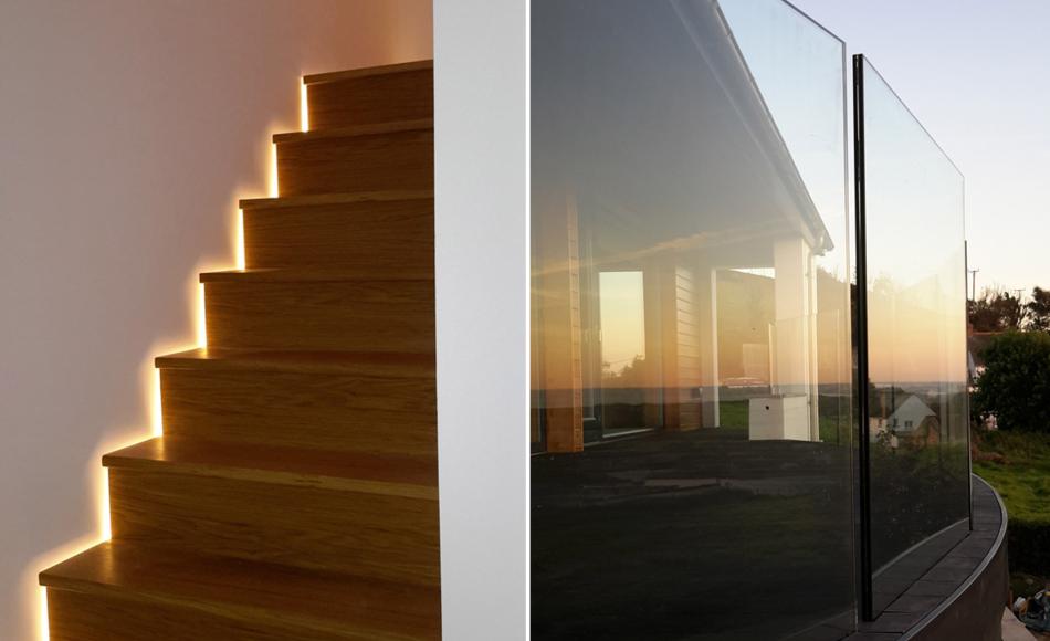 Stair and balcony detail