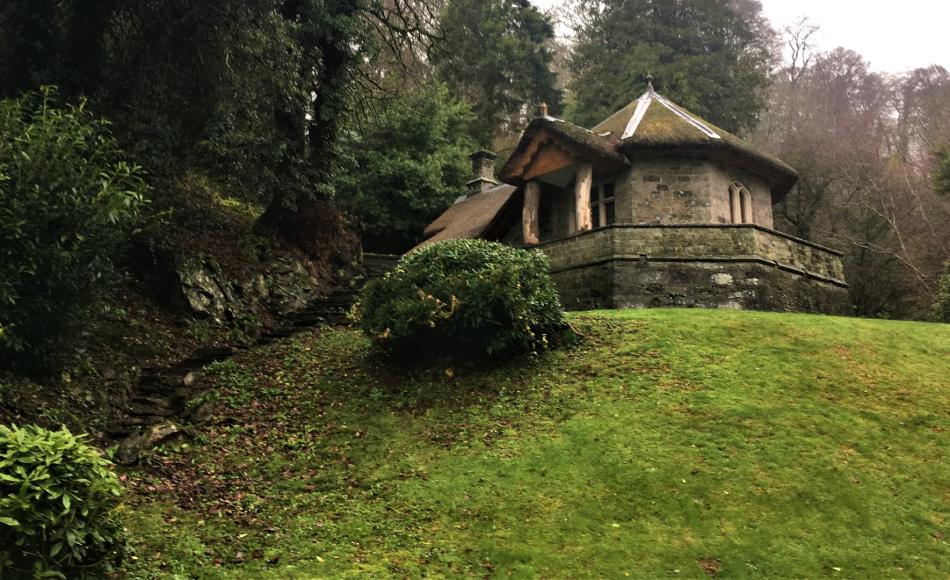 The Dairy and Cottage were vividly described by Repton as ‘embosomed in all the sublimity of umbrageous majesty’