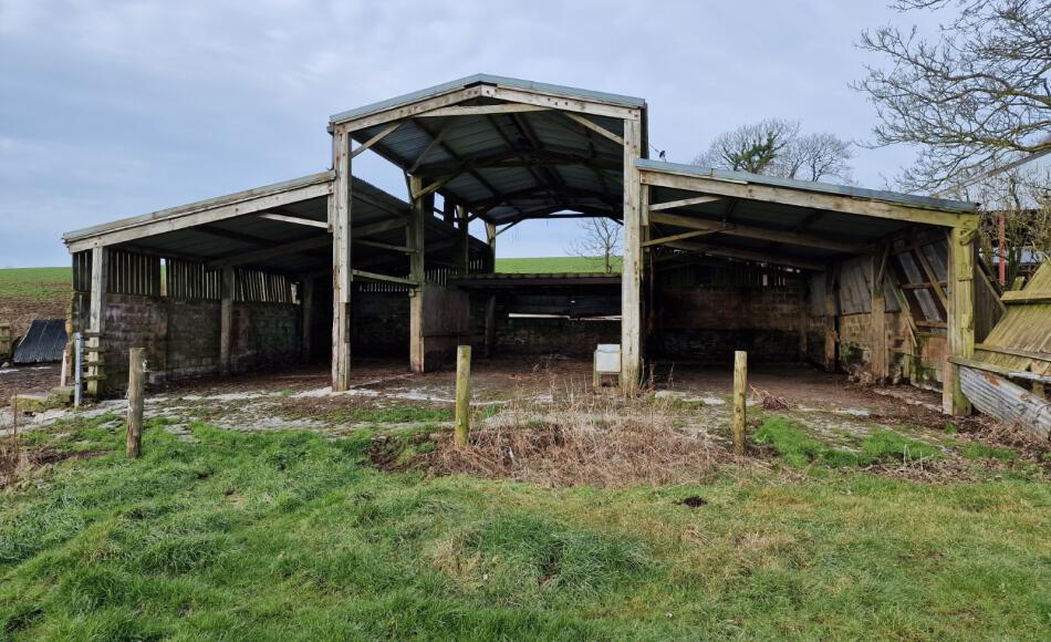The winged barn already had class q permission, but the fallback position enabled the addition of 30KW of PV panels to the project