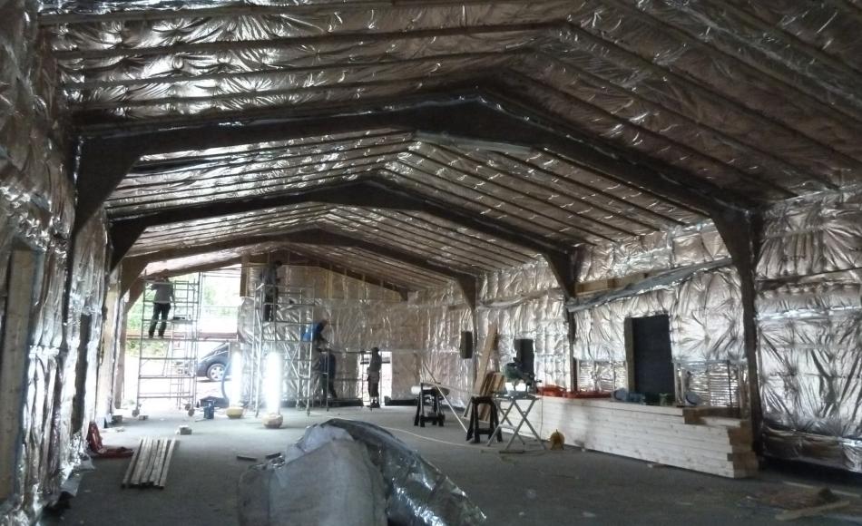 High levels of insulation in a recent project