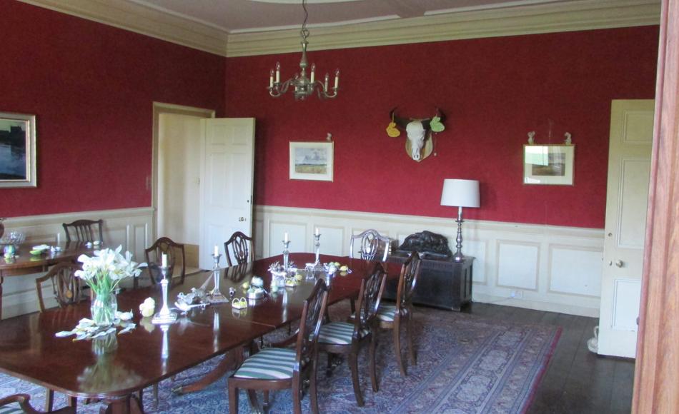 The hall before works commenced.