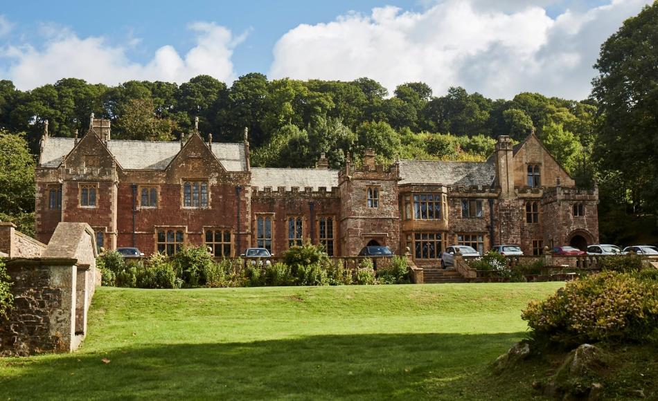 Grade II* listed Halsway Manor set in six acres of grounds in the Quantock Hills Area of Outstanding Natural Beauty (AONB) 