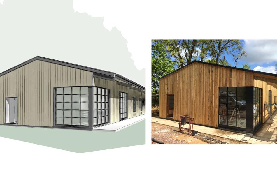 A barn conversion in north Devon by Jonathan Rhind Architects 