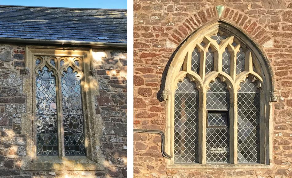 Gothic tracery to the windows needs detailed repair 