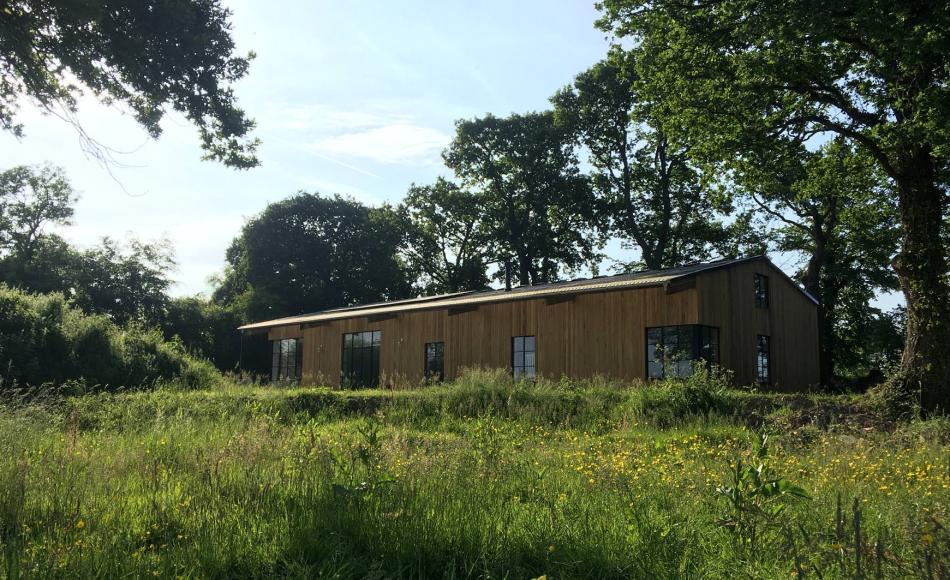 Wolfgar barn in its idyllic setting
