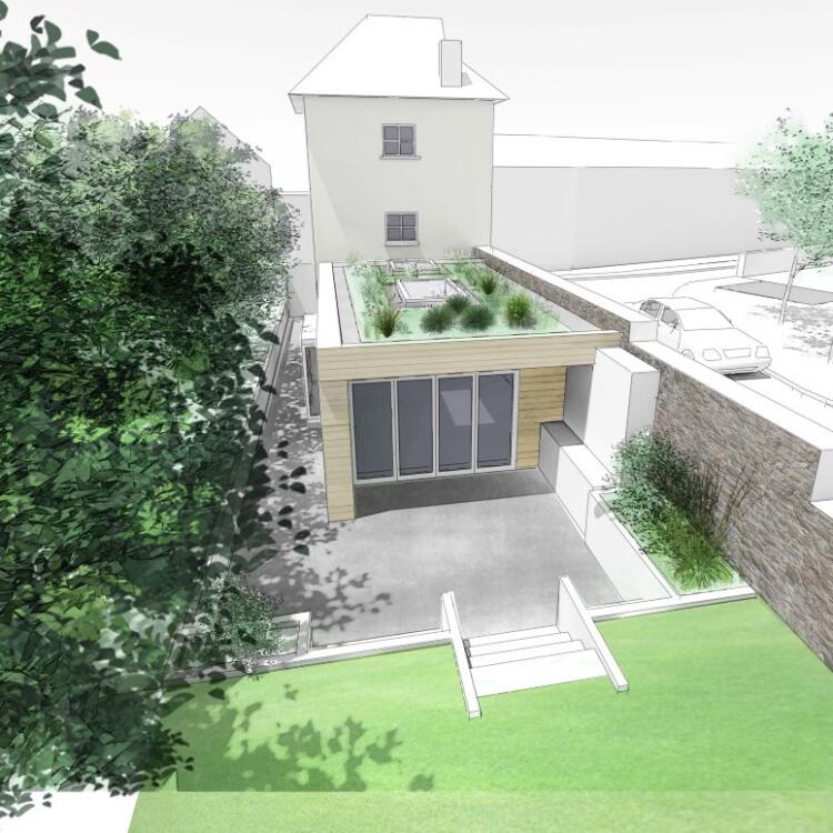 1135 Grade 2 listed house architects modern extension scene 1 Copy