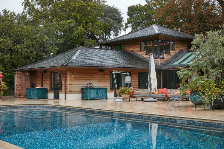 Architect new build pool house 6